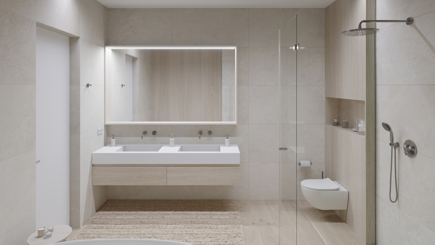 Дизайн квартири 152 м2, ЖК Сrystal Park, Київ, архітектор Олена Романюк