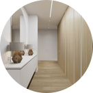 Дизайн квартири 152 м², ЖК Сrystal Park, Київ, архітектор Олена Романюк